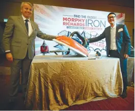  ??  ?? Chew (right) and Glen Dimplex deputy chairman Neil Naughton after the official signing of the distributo­r agreement in Kuala Lumpur yesterday.