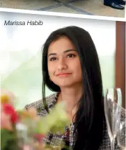  ??  ?? Marissa Habib