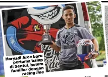  ??  ?? baru Haryadi Arce pertama balap belum di Sentul, familier dengan racing line