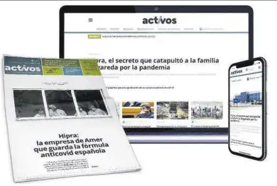  ?? ?? ‘activos’ estará disponible cada domingo en papel y en versión digital a través de la web de este diario.