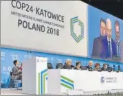  ?? AFP ?? ▪ COP24 in Katowice ends on December 14.