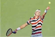  ?? | GETTY ?? Jarry metió 21 aces el lunes, Isner (en la foto) hizo 20