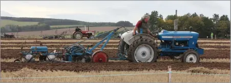  ?? ?? RAY ALDERSON from Co Durham will be defending his champion high cut tractor ploughing title
