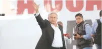  ??  ?? El presidente electo, ayer en Toluca, Estado de México