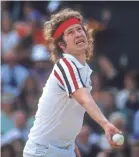  ?? WALTER IOOSS JR./SPORTS ILLUSTRATE­D/GETTY IMAGES ?? McEnroe had heated exchanges with officials leading up to the 1980 singles final, his first at Wimbledon.