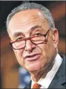  ??  ?? BLASPHEMY: Charles Schumer.