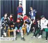  ??  ?? Wanna One.