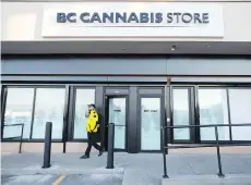  ?? JONATHAN HAYWARD/THE CANADIAN PRESS ?? Kamloops will soon be home to five legal cannabis stores, with two more approved this week.