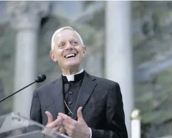  ?? PICTURE: BRITTANY GREESON/ WASHINGTON POST ?? Archbishop Cardinal Donald Wuerl at the St Anthony Chapel Cathedral of St Matthew the Apostle in 2015.