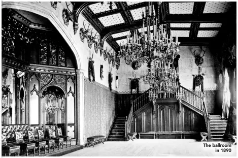  ??  ?? The ballroom in 1890