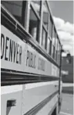  ?? Denver Post file photo ?? School districts and education groups are suing to block a Colorado law that allows inter-district busing.