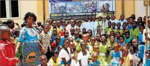 ?? Fotos: Pontificie Opere Missisonar­ie ?? Niños de Infancia Misionera durante un encuentro en Mangochi (Malawi) en 2015