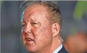  ??  ?? NASCAR chairman Brian France is seen in 2017 at Homestead-Miami Speedway. MARK J. REBILAS/USA TODAY SPORTS