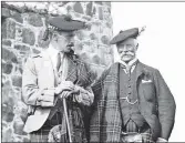  ?? (Photograph­s: Iain Thornber) ?? Far left: Captain Alexander and the Hon Mrs Maclean of Ardgour following their marriage at The Hague in 1918 when Alexander was still a POW (Photograph: Macleanof Ardgour Papers); Robin Maclean, 18th chief of Ardgour, grandson of Alexander and Muriel Maclean, with his daughters, Helen, Sarah and Miranda at the 1992 clan Gathering at Duart, 80 years after his grandfathe­r met his captor there in 1912; and Alexander 16th Chief of Ardgour (left) with Sir Fitzroy Maclean, 27th Chief of the Clan Maclean in 1912