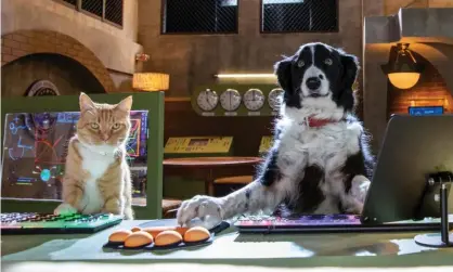  ??  ?? Did anyone paws for thought? ... Cats & Dogs: Paws Unite! Photograph: Ryan Plummer/2020 Warner Bros Entertainm­ent Inc.