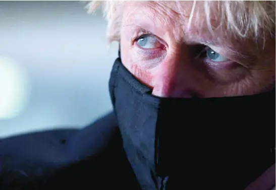  ?? EFE ?? El «premier» Boris Johnson se ha visto envuelto en varios casos de corrupción y amiguismo
