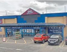  ??  ?? The B&M shop at Kingsway Retail Park in Dundee.