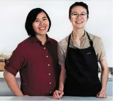  ?? — KAUSMO ?? Kuah (left) and tang are the twenty-something co-founders of Kausmo, and are passionate about driving change and awareness about food waste.