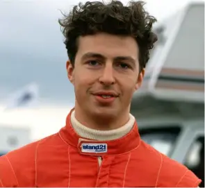  ??  ?? Fresh-faced: Matt Neal ready to make his touring car debut in 1991