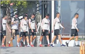  ??  ?? Guedes, Piccini, Kang-in, Cheryshev, Ferran, Rodrigo y Coquelin.