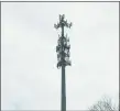  ?? Kendra Baker / Hearst Conn. Media ?? Some Kent residents don’t want a cell tower, like this one in Southbury, in their town.