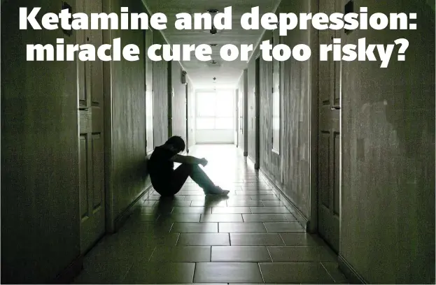  ?? Picture: 123RF ?? DARK DAYS: One in five people will suffer from depression at least once during their lifetime. According to the South African Depression and Anxiety group there are 23 known reports of suicide in SA daily.