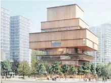  ?? HERZOG & DE MEURON ?? A conceptual drawing of a new $350-million Vancouver Art Gallery.