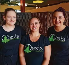  ?? PHOTO: CONTRIBUTE­D ?? TIME TO UNWIND: For a relaxing Christmas, pop in and see the team at Oasis Health & Beauty Day Spa.