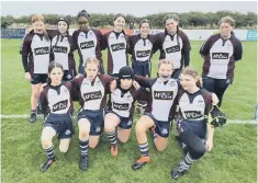  ?? ?? Scarboroug­h RUFC Girls Under-14s lost at home to Mansfield RFC