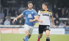  ??  ?? Andrew Hughes (left) is likely to return to the Posh side.