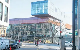  ?? RYAN TAPLIN ■ THE CHRONICLE HERALD ?? The Halifax Central Library, at the corner of Spring Garden Road and Queen Street, opened in 2014.