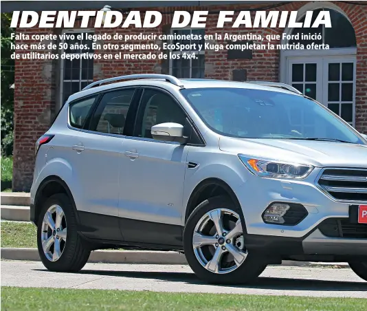  ??  ?? Kuga es el SUV mediano de Ford. La marca del óvalo lo actualizó recienteme­nte.