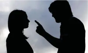  ??  ?? Domestic abuse rates are at their highest in five years