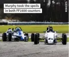  ?? ?? Murphy took the spoils in both FF1600 counters