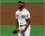  ?? ASSOCIATED PRESS ?? The Reds bullpen has struggled, but lefty Amir Garrett has a 2.45 ERA in 12 appearance­s with 17 strikeouts over 11 innings.