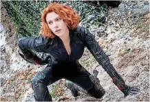  ?? [PHOTO PROVIDED BY JAY MAIDMENT, DISNEY-MARVEL STUDIOS] ?? Scarlett Johansson suits up as Black Widow/Natasha Romanoff in “Avengers: Age of Ultron.”