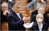  ?? Ansa ?? Pieni poteri Viktor Orbán, in carica dal 2010