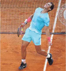  ?? FOTO: THOMAS SAMSON/AFP ?? Finale! Rafael Nadal kennt das Gefühl auf dem Sand von Paris – das heißt aber nicht, dass der Mallorquin­er es nicht genießen würde.