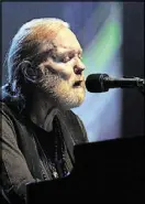  ?? CONTRIBUTE­D BY ROBB COHEN ?? Legendary musician Gregg Allman, who died May 27, will be buried in Macon on Saturday.