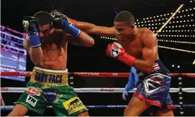  ??  ?? Félix Verdejo, who represente­d Puerto Rico at the 2012 Olympics, has won 27 of his 29 profession­al fights. Photograph: Mike Stobe/Getty Images