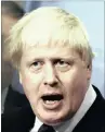  ??  ?? Boris Johnson