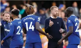  ?? Photograph: John Sibley/Action Images/Reuters ?? Graham Potter understand­s people and his emotional intelligen­ce has helped with his encouragin­g start as Chelsea’s head coach.