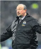  ?? Picture: Mike Egerton/PA ?? Newcastle boss Rafa Benitez