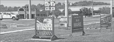  ?? Don Stilwell ?? Early voting for the general primary opened Monday, April 29, and continues through May 17. Election day is May 21.