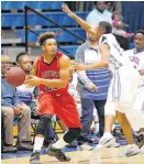  ??  ?? Luther’s Maurice Wright looks to pass during Friday’s game against Millwood.