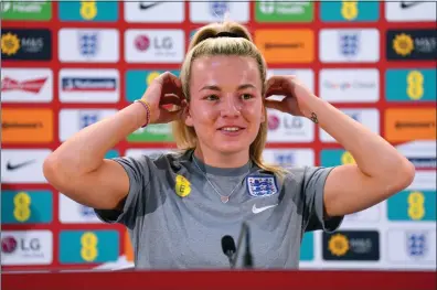  ?? ?? England forward Laren Hemp feels she has another level to reach at European Championsh­ips