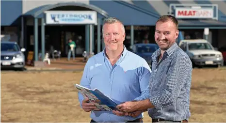  ?? KEVIN FARMER ?? NEW LIFE: Dan Dwan (left) and Troy Anderson are excited to work with the owners of Westbrook Central to give it new life. PHOTO: