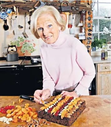  ??  ?? Mary Berry avoids baking hot cross buns at her own home in Penn, Bucks, as she admits they are ‘a bit of a palaver to make’