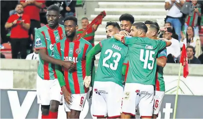  ?? ?? Marítimo venceu o Nacional e está a três pontos do terceiro lugar, que dá direito ao play-off