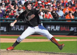  ?? Phil Long The Associated Press ?? All-star Trevor Bauer is one of the reasons the Cleveland Indians starting rotation appears so solid entering 2019. Last year, the quirky right-hander had a 2.21 ERA and 221 strikeouts in 175⅓ innings.